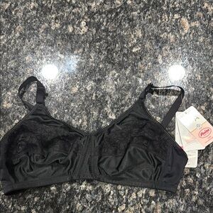 NWT Anita LIVIA Size 42A Post Mastectomy Wireless Black Comfort Bra